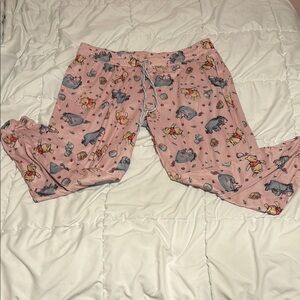 Disney Pink and Gray Track Pants and Joggers